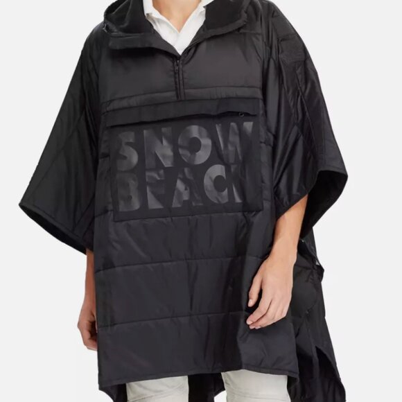POLO RALPH LAUREN BLACK OUT SNOW BEACH PONCH
